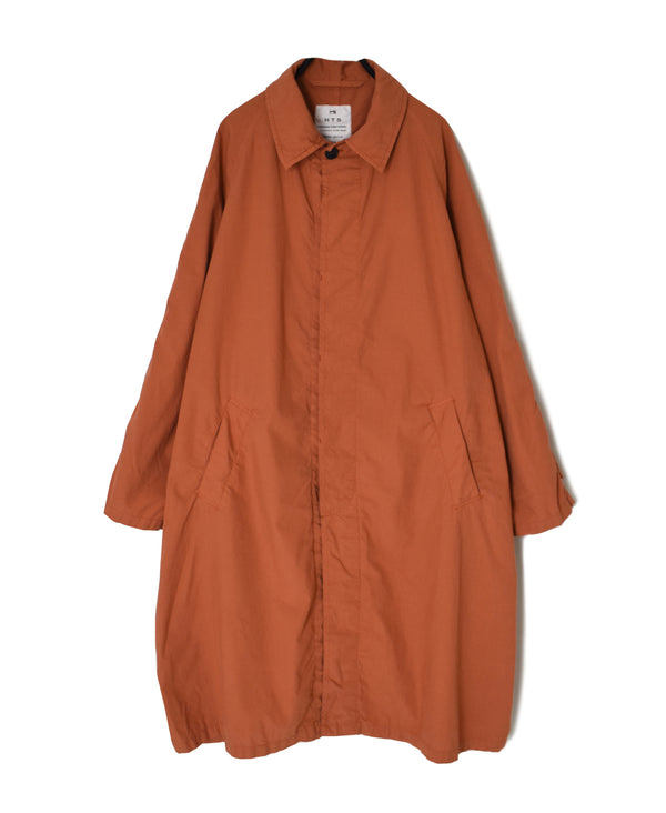 INHT2601CP 60s COTTON POPLIN OVERDYE BALMACAAN COAT