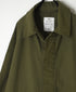INHT2651D COTTON HERRINGBONE PLAIN OVERDYE BALMACAAN COAT