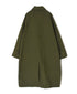 INHT2651D COTTON HERRINGBONE PLAIN OVERDYE BALMACAAN COAT