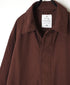 INHT2651D COTTON HERRINGBONE PLAIN OVERDYE BALMACAAN COAT