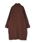 INHT2651D COTTON HERRINGBONE PLAIN OVERDYE BALMACAAN COAT