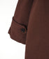 INHT2651D COTTON HERRINGBONE PLAIN OVERDYE BALMACAAN COAT