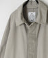 INHT2651D COTTON HERRINGBONE PLAIN OVERDYE BALMACAAN COAT