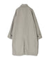INHT2651D COTTON HERRINGBONE PLAIN OVERDYE BALMACAAN COAT