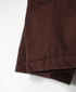 INHT2652D COTTON HERRINGBONE PLAIN OVERDYE STAND COLLAR DOUBLE BREAST JACKET