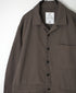 INHT2653D COTTON HERRINGBONE PLAIN OVERDYE ONE-UP COLLAR OVERALLS