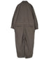 INHT2653D COTTON HERRINGBONE PLAIN OVERDYE ONE-UP COLLAR OVERALLS