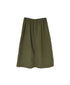 INHT2654D COTTON HERRINGBONE PLAIN OVERDYE EASY SKIRT