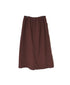 INHT2654D COTTON HERRINGBONE PLAIN OVERDYE EASY SKIRT