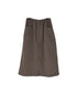 INHT2654D COTTON HERRINGBONE PLAIN OVERDYE EASY SKIRT