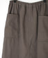 INHT2654D COTTON HERRINGBONE PLAIN OVERDYE EASY SKIRT