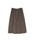 INHT2654D COTTON HERRINGBONE PLAIN OVERDYE EASY SKIRT