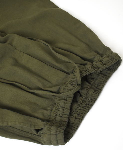INHT2655D COTTON HERRINGBONE PLAIN OVERDYE EASY PANTS