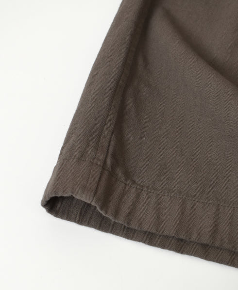INHT2655D COTTON HERRINGBONE PLAIN OVERDYE EASY PANTS