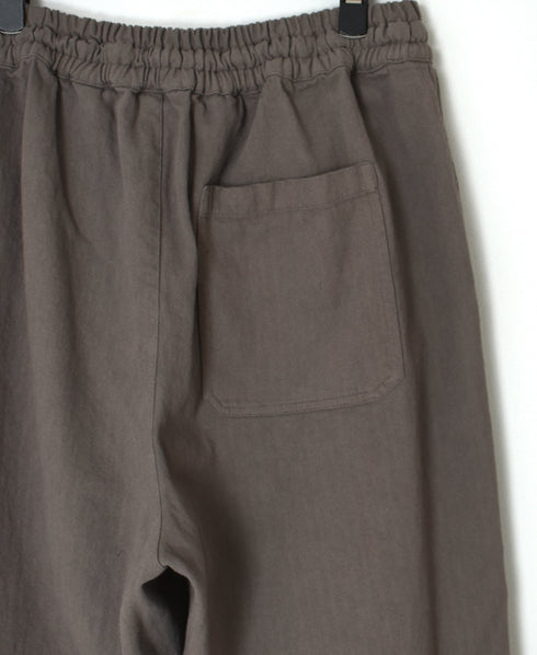 INHT2655D COTTON HERRINGBONE PLAIN OVERDYE EASY PANTS
