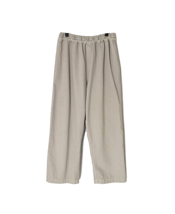 INHT2655D COTTON HERRINGBONE PLAIN OVERDYE EASY PANTS