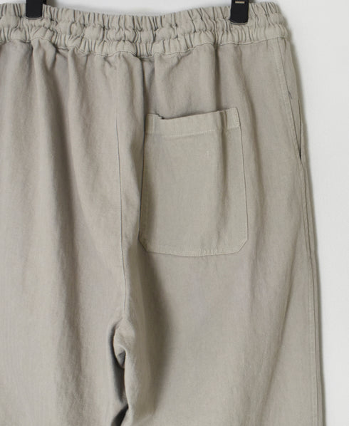 INHT2655D COTTON HERRINGBONE PLAIN OVERDYE EASY PANTS