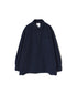 INHT2671D COTTON FLANNEL PLAIN OVERDYE ONE-UP COLLAR SHIRT