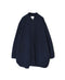 INHT2673D COTTON FLANNEL PLAIN OVERDYE STAND COLLAR SHIRT