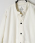 INHT2673D COTTON FLANNEL PLAIN OVERDYE STAND COLLAR SHIRT