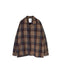 INHT2681CD COTTON CHECK OVERDYE ONE-UP COLLAR SHIRT