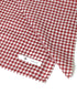 INMDS25026 HANDWOVEN COTTON/SILK GINGHAM CHECK SQUARE STOLE 58×58㎝