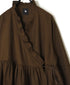 INMDS26701 TWILL COTTON KHADI PLAIN FRILL CACHE COEUR