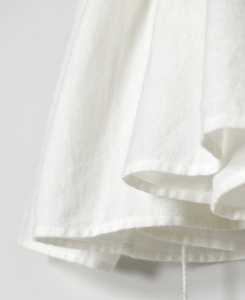 INMDS26701 TWILL COTTON KHADI PLAIN FRILL CACHE COEUR