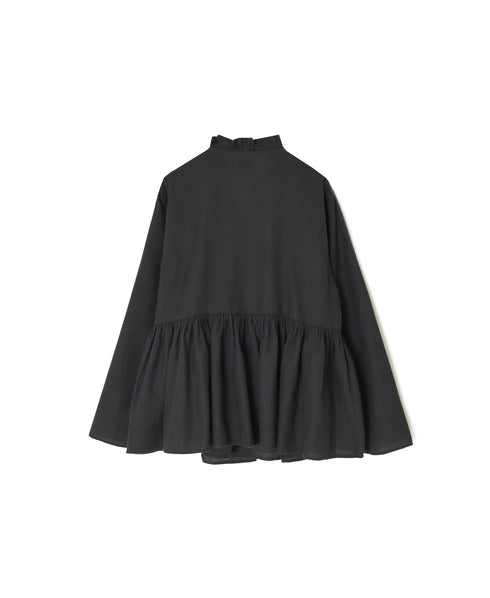 INMDS26701 TWILL COTTON KHADI PLAIN FRILL CACHE COEUR