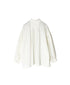 INMDS26702 TWILL COTTON KHADI PLAIN FRILL COLLAR SHIRTS WITH MINI PINTUCK