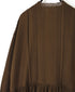 INMDS26704 TWILL COTTON KHADI PLAIN LACE COLLAR DRESS WITH PINTUCK