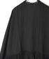 INMDS26704 TWILL COTTON KHADI PLAIN LACE COLLAR DRESS WITH PINTUCK