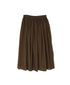 INMDS26705 TWILL COTTON KHADI PLAIN GATHERED SKIRT