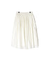 INMDS26705 TWILL COTTON KHADI PLAIN GATHERED SKIRT