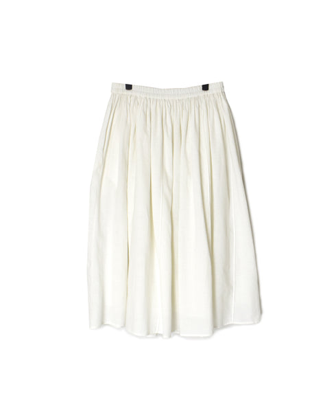INMDS26705 TWILL COTTON KHADI PLAIN GATHERED SKIRT