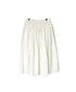 INMDS26705 TWILL COTTON KHADI PLAIN GATHERED SKIRT