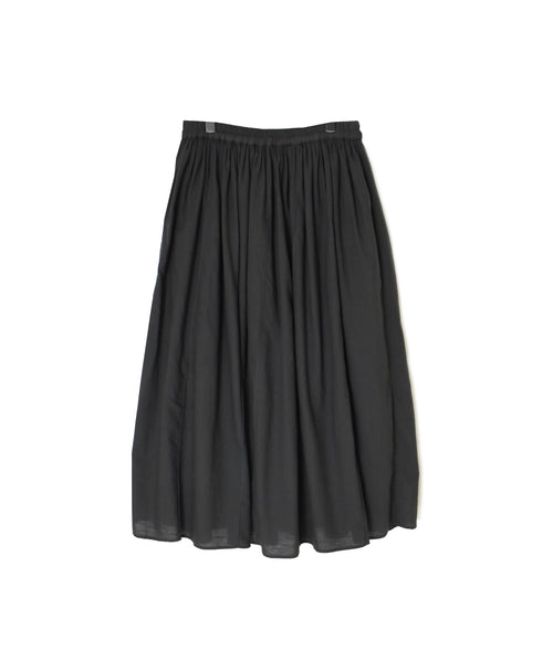 INMDS26705 TWILL COTTON KHADI PLAIN GATHERED SKIRT