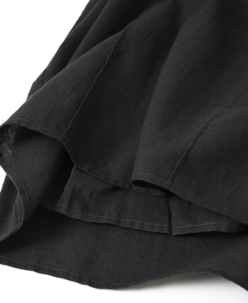 INMDS26705 TWILL COTTON KHADI PLAIN GATHERED SKIRT