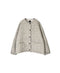 INMDS26721 80s VOILE LITTLE TREE BLOCK PRINT QUILTED RAGLAN/SL STRING JACKET