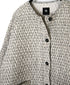 INMDS26721 80s VOILE LITTLE TREE BLOCK PRINT QUILTED RAGLAN/SL STRING JACKET