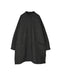 INMDS26724 80s VOILE LITTLE TREE BLOCK PRINT VERTICAL STITCHED BANDED COLLAR SHIRTS