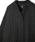INMDS26724 80s VOILE LITTLE TREE BLOCK PRINT VERTICAL STITCHED BANDED COLLAR SHIRTS