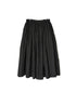 INMDS26725 80s VOILE LITTLE TREE BLOCK PRINT GATHERED SKIRT WITH LINING
