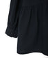 INMDS26731 HANDWOVEN HEAVY COTTON PLAIN BANDED COLLAR GATHERED SHIRTS