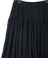 INMDS26735 HANDWOVEN HEAVY COTTON PLAIN WITH SELVAGE FLARED SKIRT WITH PINTUCK