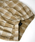 INMDS26745 HANDWOVEN HEAVY COTTON UNIQUE GINGHAM CHK 2TUCK TAPERED EASY PANTS WITH LINING