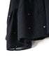 INMDS26761 BOILED WOOL SQUARE JACQUARD REGULAR COLLAR GATHERED SHIRTS