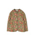 INSL24731 60s CAMBRIC FLOWER PRINT NO COLLAR JACKET