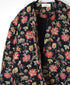 INSL24731 60s CAMBRIC FLOWER PRINT NO COLLAR JACKET