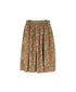 INSL24735 60s CAMBRIC FLOWER PRINT GATHERED SKIRT